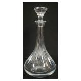 1118	CHRISTOFLE CRYSTAL DECANTOR, APPROXIMATELY 12 3/4 IN HIGH