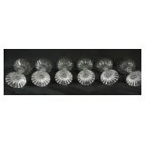 1125	BACCARAT *MASSENA* CRYSTAL 4-6 1/2 IN WINES