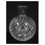 1163	BACCARAT CRYSTAL CYCLADES VASE, APPROXIMATELY 5 IN HIGH