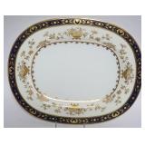 1189	MINTON *DYNASTY* BONE CHINA SERVING PLATTER, APPROXIMATELY 15 IN X 12 IN