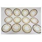 1190	MINTON *DYNASTY* BONE CHINA 12 APPROXIMATELY 8 IN PLATES