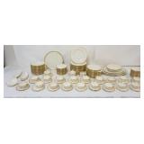 1197	142 PIECE LENOX TUXEDO DINNERWARE