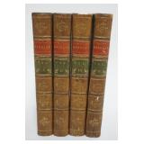 1220	4 LEATHER BOUND VOLUMES *THE RAMBLER* LONDON