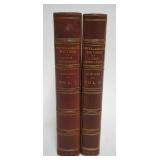 1227	2 VOLUMES LEATHER BOUND BOOKS *WRITINGS OF JOHN CONINGTON* LONDON