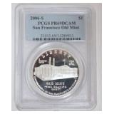 1029	SAN FRANCISCO OLD MINT SILVER DOLLAR 2006-S