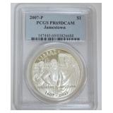 1036	JAMESTOWN 400TH ANNIVERSARY SILVER DOLLAR 2007-P