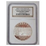 1040	LITTLE ROCK SCHOOL DESEGREGATION SILVER DOLLAR 2007-P