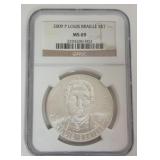 1047	LOUIS BRAILLE SILVER DOLLAR 2009-P