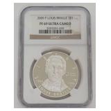 1048	LOUIS BRAILLE SILVER DOLLAR 2009-P