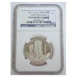 1056	US ARMY SERVICE PEACE COMMEMORATIVE SILVER HALF DOLLAR 2011-S