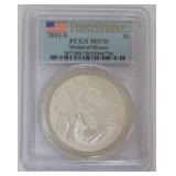 1060	MEDAL OF HONOR COMMEMORATIVE SILVER DOLLAR 2011-S