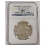 1070	5 STAR GENERALS ARNOLD & BRADLEY COMMEMORATIVE SILVER HALF DOLLAR 2013-D