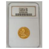 1083	FRANKLIN DELANO ROOSEVELT 5 DOLLAR GOLD COIN 1997-W