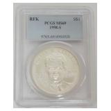 1087	ROBERT KENNEDY SILVER DOLLAR 1998-S