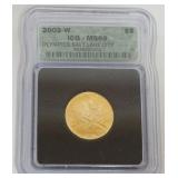 1112	OLYMPICS SALT LAKE CITY $5 GOLD COIN 2002-W