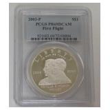 1113	FIRST FLIGHT ORVILLE & WILBUR WRIGHT SILVER DOLLAR 2003-P