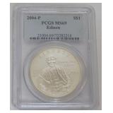 1119	EDISON SILVER DOLLAR 2004-P