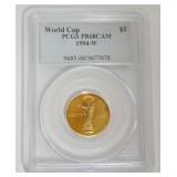 1136	WORLD CUP $5 GOLD COIN 1994-W