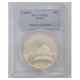 1139	CAPITOL SILVER DOLLAR 1994-D