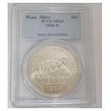 1141	WOMEN IN MILITARY SILVER DOLLAR 1994-W