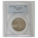 1145	CIVIL WAR COMMEMORATIVE SILVER HALF DOLLAR 1995-S