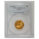 1151	OLYMPIC STADIUM $5 GOLD COIN 1995-W