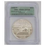 1160	TRACK & FIELD SILVER DOLLAR 1995-P