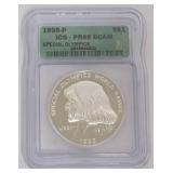 1164	SPECIAL OLYMPICS SILVER DOLLAR 1995-P