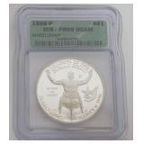 1165	WHEELCHAIR OLYMPICS SILVER DOLLAR 1996-P
