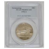 1168	SWIMMING OLYMPICS SILVER HALF DOLLAR 1996-S