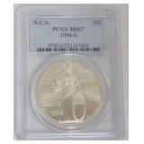 1172	NATIONAL COMMUNITY SERVICE SILVER DOLLAR 1996-S