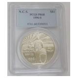 1173	NATIONAL COMMUNITY SERVICE SILVER DOLLAR 1996-S