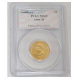 1176	SMITHSONIAN $5 GOLD COIN 1996-W