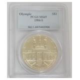 1183	LOS ANGELES OLYMPIC SILVER DOLLAR 1984-S