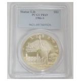 1188	STATUE OF LIBERTY SILVER DOLLAR 1986-S