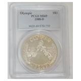 1195	OLYMPIC SILVER DOLLAR 1988-D