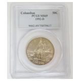 1215	COLUMBUS SILVER HALF DOLLAR 1992-D