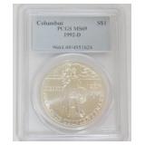 1217	COLUMBUS SILVER DOLLAR 1992-D