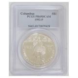 1218	COLUMBUS SILVER DOLLAR 1992-P