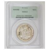 1237	MAINE CENTENNIAL SILVER HALF DOLLAR 1820-1920