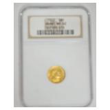 1242	ULYSSES S GRANT $1 GOLD COIN 1922