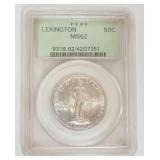 1245	LEXINGTON CONCORD SESQUICENTENNIAL SILVER HALF DOLLAR 1775-1925