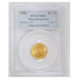 1250	SESQUICENTENNIAL $2 1/2 GOLD COIN 1926