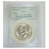 1258	ARKANSAS CENTENNIAL SILVER HALF DOLLAR 1935