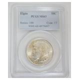 1272	ELGIN ILLINOIS SILVER HALF DOLLAR 1936