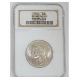 1278	DANIEL BOONE SILVER HALF DOLLAR 1937