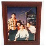 1001	FRANK SINATRA FRAMED PHOTO W/SIGNED SIGNATURE ATTRIBUTED TO FRANK SINATRA, APPROXIMATELY 11 IN 