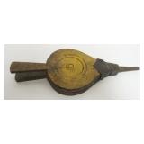 1031	ANTIQUE MINIATURE BELLOWS, APPROXIMATELY 4 1/2 IN X 12 IN L