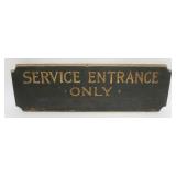 1035	HAND PAINTED COUNTRY STORE SIGN *SERVICE ENTRANCE ONLY*, APPROXIMATELY 25 IN X 8 IN