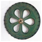 1040	VINTAGE WOOD ROULETTE GAMING WHEEL, APPROXIMATELY 24 IN